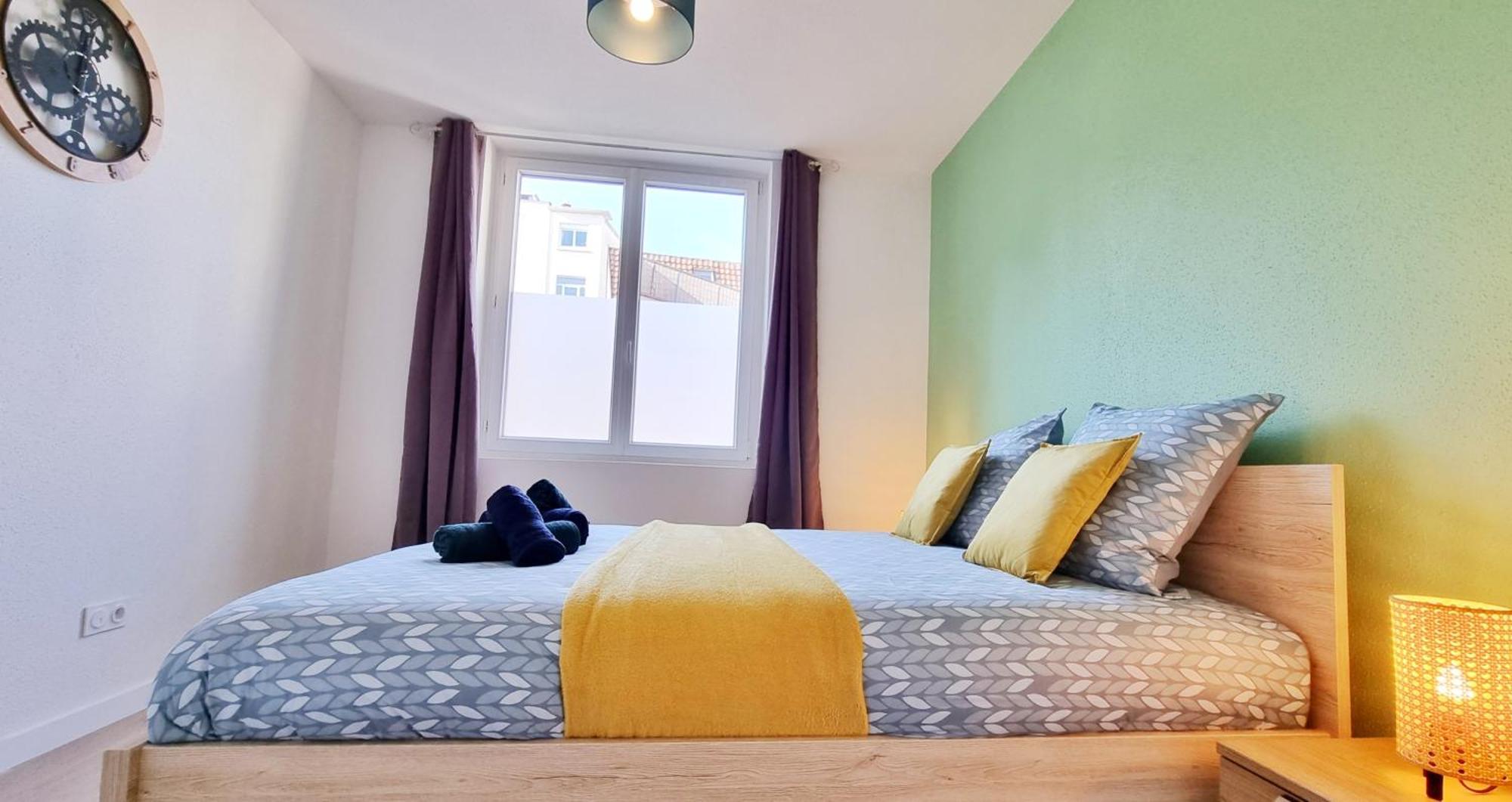 La Residence Evasion 3 - Original - Gare - Wifi - Relax Bnb Mülhausen Zimmer foto